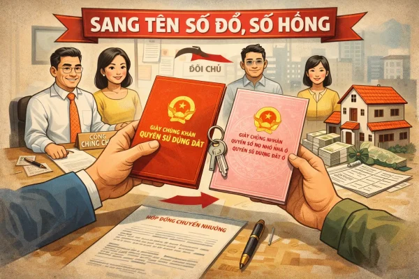 Sang tên sổ đỏ, sổ hồng thì dùng mẫu đơn gì? 15 eb489f8f ffa0 4023 8844 9efd7f603a03