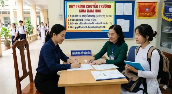 Có được chuyển trường giữa năm học không?