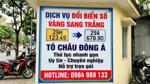 Xe ngừng kinh doanh có đổi biển vàng sang trắng được không? 1 29bcb4f0 740b 46c6 9e31 25d0c3de169e