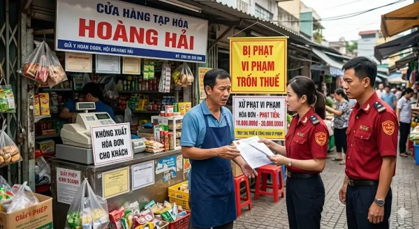 Không xuất hóa đơn cho khách bị phạt sao?