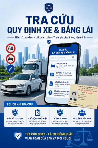 Tra Cứu Quy Định Về Xe Cộ Và Bằng Lái Thế Nào?