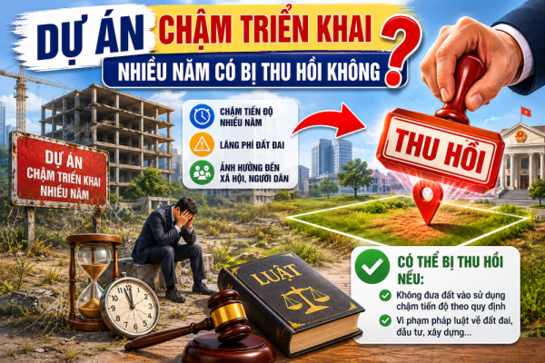 Dự án chậm triển khai nhiều năm có bị thu hồi không?